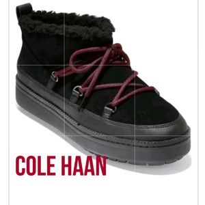 NIB Cole Haan  Cloudfeel Waterproof Ankle Boots
